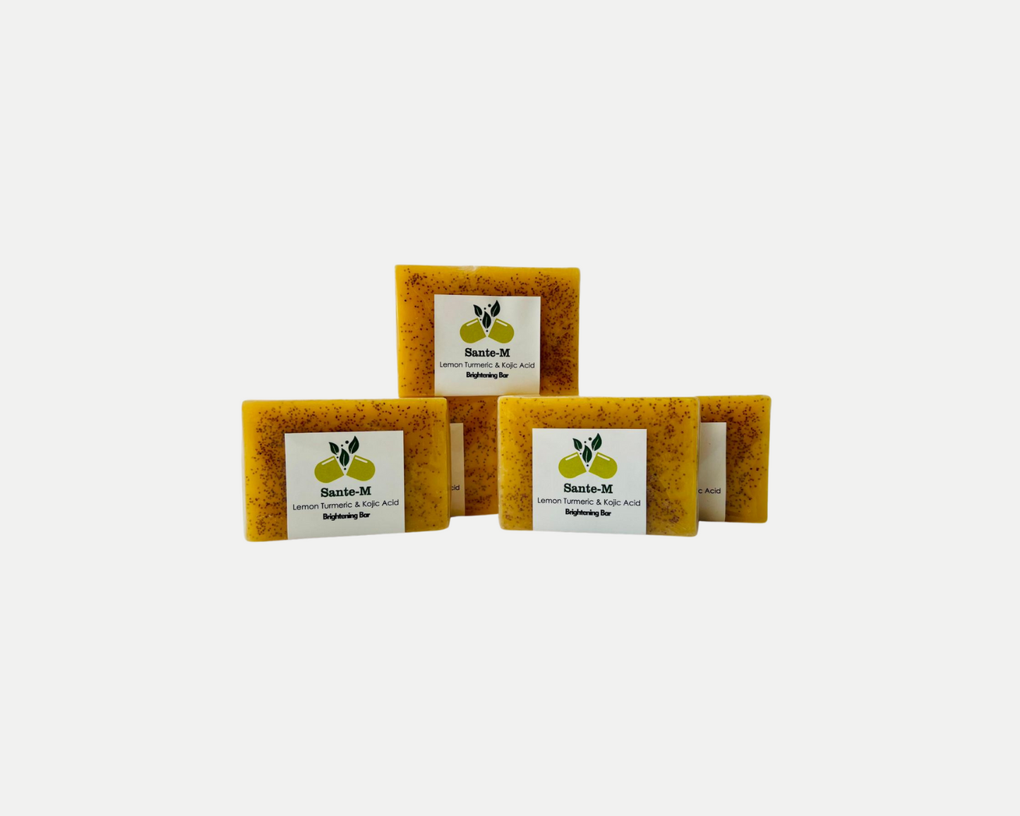 Natural & Brightening Lemon Tumeric & Kojic Acid Soap / Tumeric Soap Bar For Face & Body/ Dark Spot Remover for face/ Acne Scar