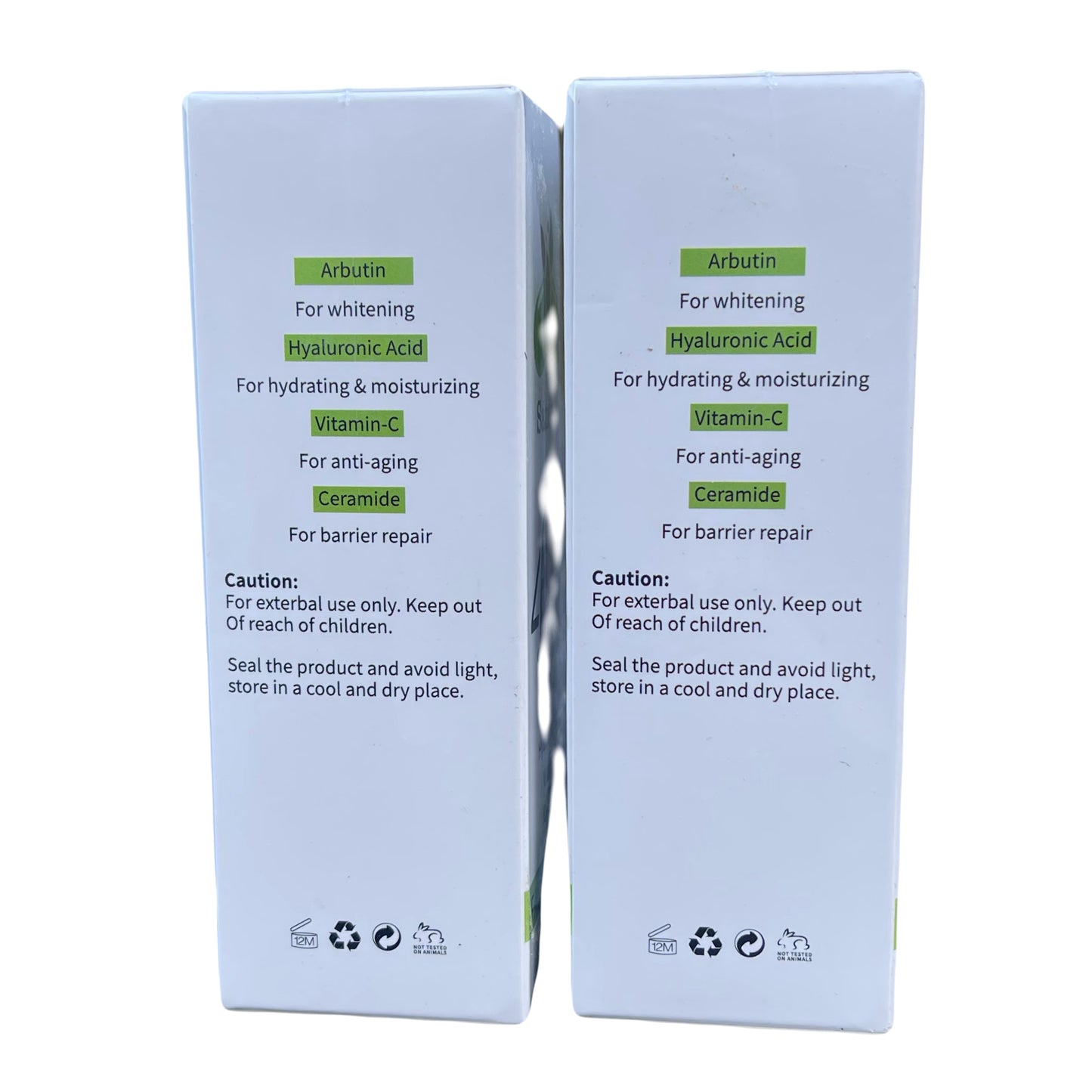 4-in-1 Facial Serum with Arbutin, Hyaluronic Acid, Vitamin-C and Ceramide, 1 fl oz
