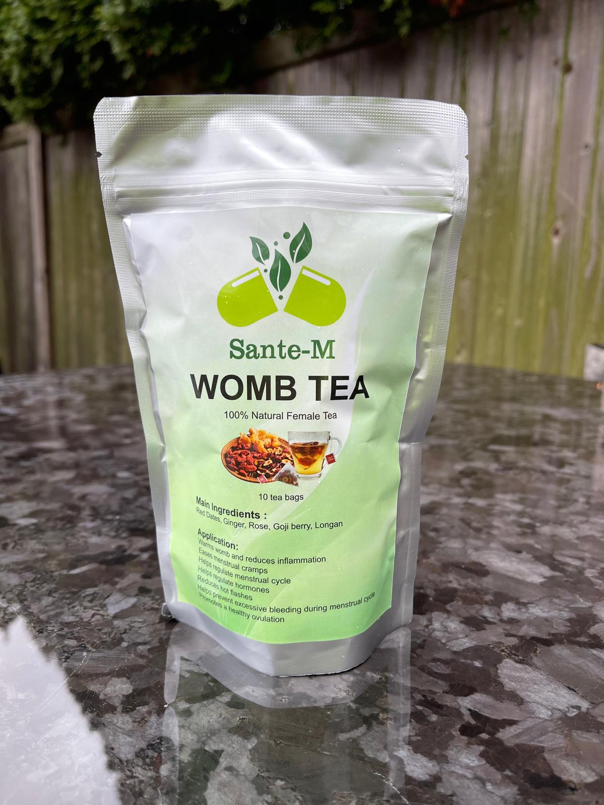 Natural Herbal Womb Tea, Regulator Of Menstrual Cycle and Hormones, Easing Menstrual Cramps, Promotes Healthy Ovulation and Reduces Inflammation (30 Count, Pack of 3)