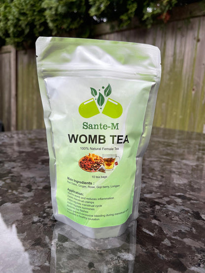 Natural Herbal Womb Tea, Regulator Of Menstrual Cycle and Hormones, Easing Menstrual Cramps, Promotes Healthy Ovulation and Reduces Inflammation (30 Count, Pack of 3)