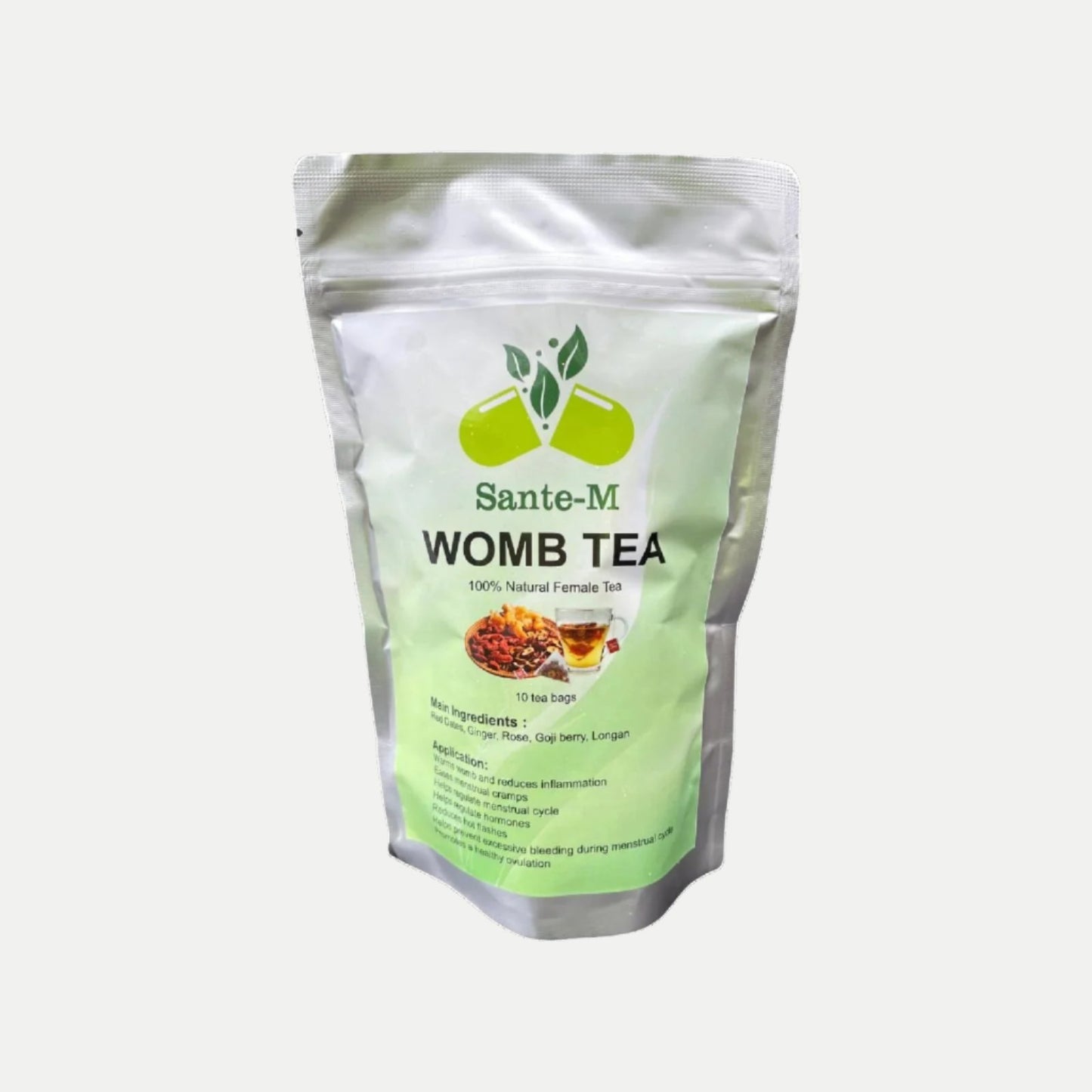 Natural Herbal Womb Tea, Regulator Of Menstrual Cycle and Hormones, Easing Menstrual Cramps, Promotes Healthy Ovulation and Reduces Inflammation (30 Count, Pack of 3)