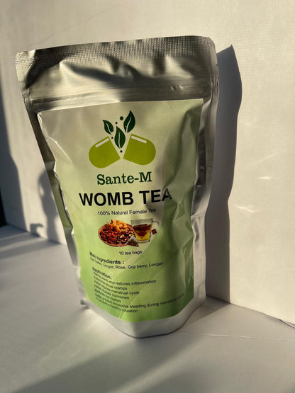 Natural Herbal Womb Tea, Regulator Of Menstrual Cycle and Hormones, Easing Menstrual Cramps, Promotes Healthy Ovulation and Reduces Inflammation (30 Count, Pack of 3)