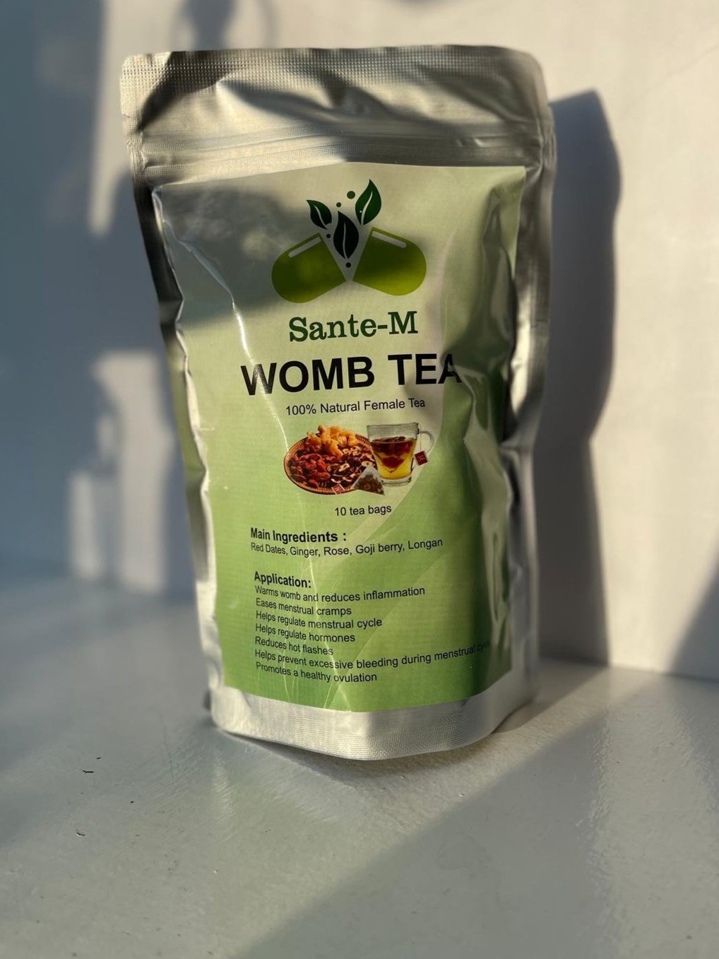 Natural Herbal Womb Tea, Regulator Of Menstrual Cycle and Hormones, Easing Menstrual Cramps, Promotes Healthy Ovulation and Reduces Inflammation (30 Count, Pack of 3)